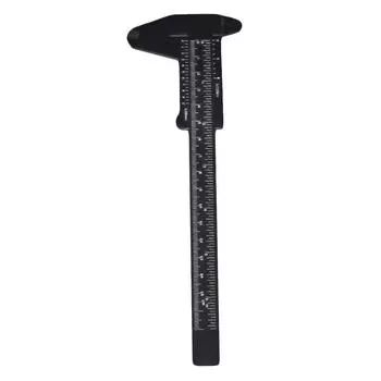1 шт. 150 мм мини пластиковый студенческий скользящий штангенциркуль измерительный инструмент чёрный