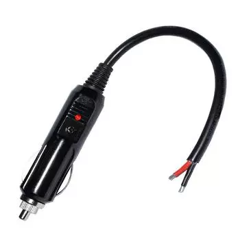 1 шт. 15 см 12 В-24 В авто 10 А мужской автомобильный прикуриватель светодиодный разъем разъем адаптер