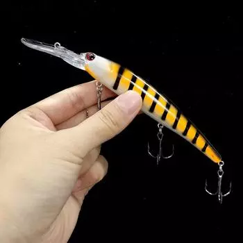 1 шт., 16,5 см, 21 г, большая приманка для глубокого дайвинга, воблер гольяна, искусственная жесткая приманка, воблёр, окунь, щука, судак, окунь, рыболовные снасти
