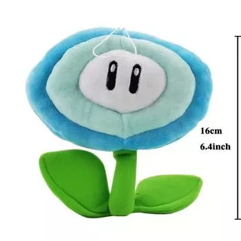 1 шт. 16 см/7,2 дюйма аниме-цветок плюшевые игрушки аниме-персонаж кавайная плюшевая игрушка кукла мягкие игрушки рождественские подарки синий