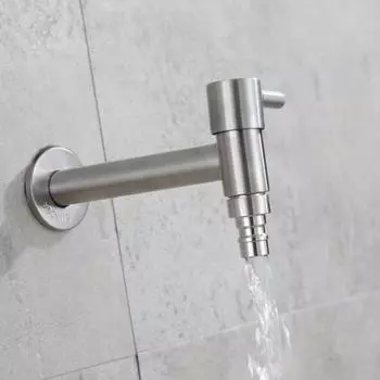 1 шт. 16 см кран для душа из нержавеющей стали 304, швабра для бассейна, матовый кран для наружного монтажа, кран для стиральной машины, аксессуары для ванной комнаты