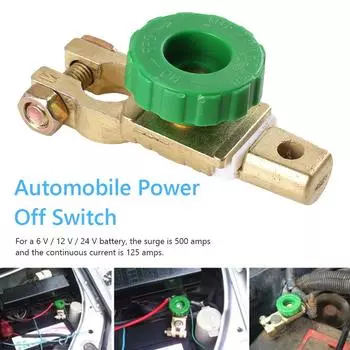 1 шт. 17 мм профессиональный переключатель клеммы аккумулятора из цинкового сплава, быстроразъемный выключатель-разъединитель, автомобильные аксессуары зелёный