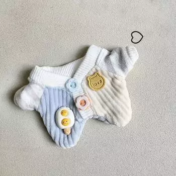 1 шт. 17 см кукла-идол Лабубу костюм для скалолазания Pit Strip одежда подарок мини плюшевая кукла одежда наряд аксессуары