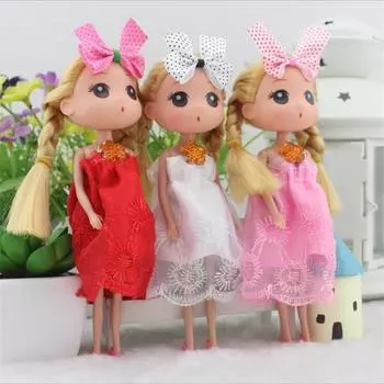 1 шт. 17 см милые куклы-запутавшиеся детские игрушки для девочек на День защиты детей маленькая кукла-торт для выпечки кукол для девочки подарок на день Святого Валентина 17cm белый