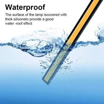 1 шт. 17 см светодиодные DRL водонепроницаемые дневные ходовые огни для вождения 12 В COB светодиодные автомобильные алюминиевые полосы света белый