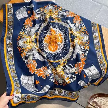 1 шт 180*90 см сохраняют тепло новый элегантный роскошный шелковый шарф украшение шаль защита от солнца с женской модой 90*180cm