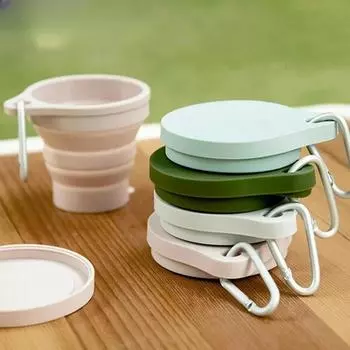 1 шт., 180 мл, складная чашка, мини-телескопическая чашка, силиконовая портативная чашка для чая, принадлежности для путешествий на открытом воздухе CHINA