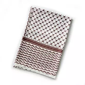 1 шт. 180x70 см Шифон Полиэфирное волокно Принт Палестина Хиджаб Мусульманские хиджабы Ближний Восток Ислам Арабские головные шейные платки коричневый/красный