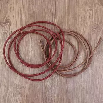 1 шт. 183 см кожаный ремень педали части с крючком 3/16 5 мм простая установка для бытовых старых швейных машин аксессуары коричневый