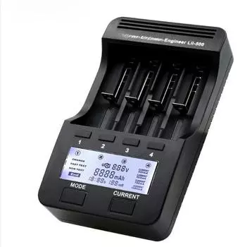 1 шт. 18650/26650/16340 зарядное устройство с экраном