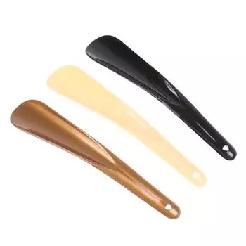 1 шт. 19 см рожки для обуви профессиональные пластиковые рожки для обуви в форме ложки чёрный