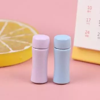 1 шт. 1: 12 аксессуаров для кукольного дома, модель чашки-термоса, украшение для кукольного дома фиолетовый