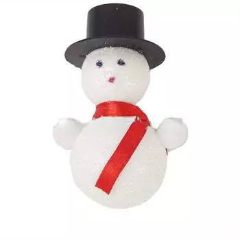 1 шт. 1:12 кукольных домиков, снеговик, рождественские украшения, снеговик, Санта, аксессуары для рождественской сцены своими руками 1pc
