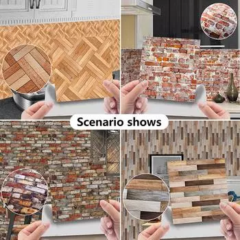 1 шт. 1:12 кукольных миниатюрных зернистых напольных обоев, плитки, наклейки, домашнего декора, игрушки E