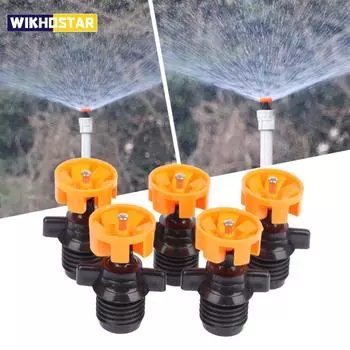 1 шт. 1/2 наружная резьба автоматическое вращение на 360 градусов поливочная насадка спринклер сад парк газон цветы овощи орошение 1Pcs