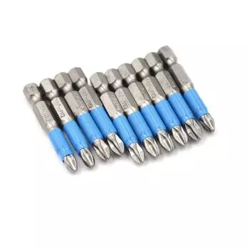 1 шт. 1/4 шестигранные магнитные нескользящие длинные электрические отвертки биты Ph2 длина 50 мм односторонние электроинструменты