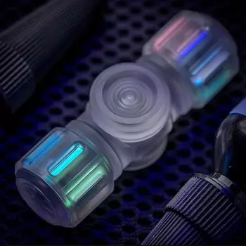 1 шт. 1,5*6 мм стеклянная светящаяся трубка кончик пальца гироскоп светящийся стержень наружная сигнальная лампа