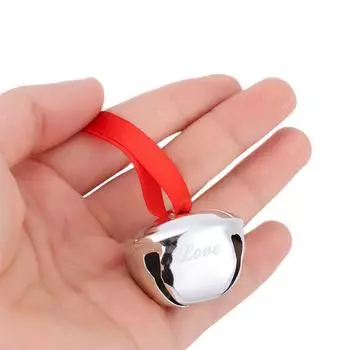 1 шт. 1,5-дюймовый рождественский колокольчик, украшение для саней, колокольчики Polar Express, напечатанный колокольчик Believe Joy Bell Craft, украшение для рождественской елки