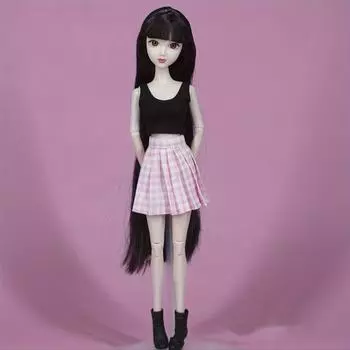 1 шт. 1/6 специальная одежда для куклы BJD, красные и розовые короткие юбки для кукол 23-30 см розовый