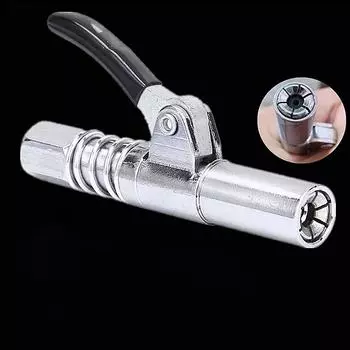 1 шт. 1/8NPT муфта для смазочного пистолета Zerk 10000PSI фитинг для смазочного пистолета наконечник с защелкой PSI 1/8 NPT самоблокирующийся пресс-фитинг SAE адаптер CHINA