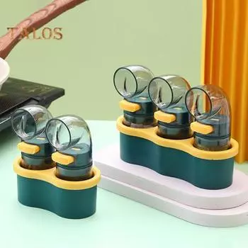 1 шт./1 комплект, банка для специй, хорошая герметичность, пыленепроницаемая, легко моется, прочная, влагостойкая, банка для приправ для соли, сахара, товары для дома 3pcs синий