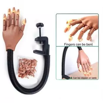 1 шт./1 комплект практичных сверхдлинных кронштейнов, легкие накладные руки, модель для ногтей, маникюрные принадлежности для женщин