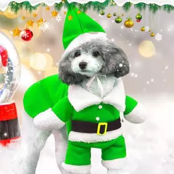 1 шт./1 комплект рождественской одежды для домашних животных, супермягкая моющаяся тонкая текстура, яркий цветной воротник с лацканами L