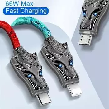 1 шт. 1 м USB-кабель для быстрой зарядки, светодиодный цветной кран, кабель для зарядки мобильного телефона, смартфон Type-C Type-c 1M
