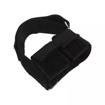 1 шт./1 пара креплений для ног с гантелями для тренировки ног, тренажер для передней большеберцовой мышцы, защитное снаряжение, тяжелая атлетика, ремень для ног с гантелями, регулируемый вес 1PC чёрный