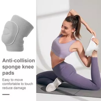 1 шт./1 пара, мягкие дышащие защитные наколенники для взрослых и детей, амортизирующие противоскользящие наколенники, волейбольные танцевальные наколенники B розовый