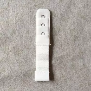 1 шт. 1 ряд 3 крючка бюстгальтер удлинитель застежка расширение эластичный на бретельках бюстгальтер удлинители регулируемые нижнее белье белый