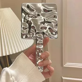 1 шт. 2022 ретро ручное зеркало для макияжа портативное зеркало для красоты домашний инструмент для красоты белый