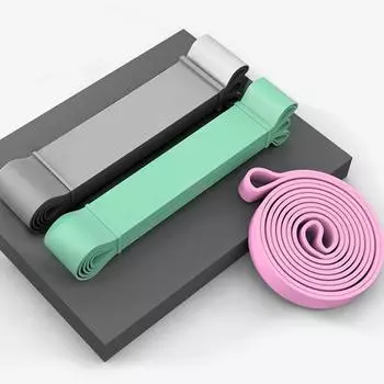 1 шт. 2080 мм эластичная лента сопротивления для подтягиваний и упражнений резинка для фитнеса жёлтый