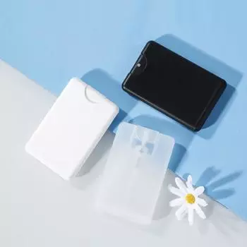 1 шт. 20 мл флакон духов в форме карты мини-распылитель многоразовый распылитель духов дорожный размер портативный спиртовой распылитель инструмент 20ml белый