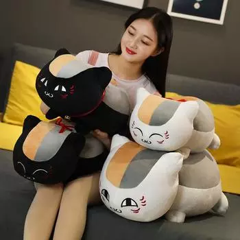 1 шт. 20 см Natsume Yuujinchou Nyanko Sensei плюшевая кошка аниме мультфильм мягкая игрушка кукла подарок на Рождество день рождения