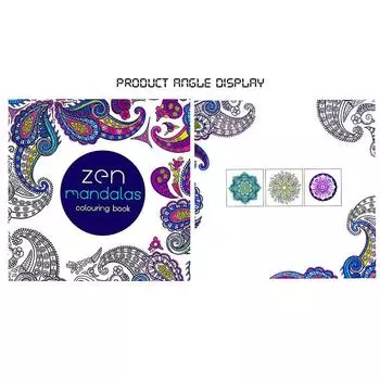 1 шт. 24 страницы мандалы цветок книжка-раскраска для детей и взрослых рисунок граффити Lost Ocean