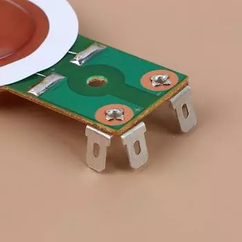 1 шт. 25,4 мм твитеры звуковая катушка круглый динамик высокочастотная катушка рупор титановая пленка медная алюминиевая диафрагма ремонтная часть