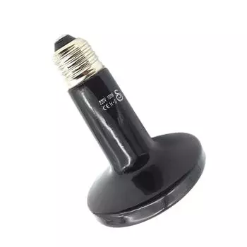 1 шт., 25 Вт/50 Вт/75 Вт/100 Вт/200 Вт, керамический излучатель, обогреватель, лампа для домашних животных, животных, рептилий, птицы, теплоразведение 25W