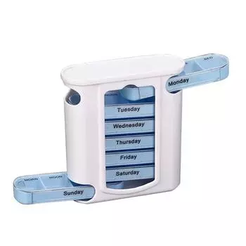 1 шт., 28 сеток, коробка для таблеток, контейнер-органайзер, медицина, еженедельное хранение таблеток, 7-дневный сортировщик таблеток, чехол