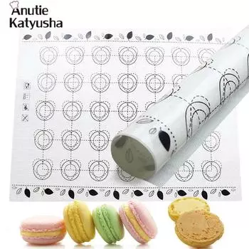 1 шт. 29X26 см антипригарный силиконовый коврик для макарон, коврик для духовки, коврик для теста, коврик для торта из стекловолокна, инструмент для выпечки