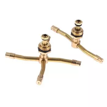 1 шт. 2/3/4 рычага 360° автоматический вращающийся вихревой дождеватель для полива сада и газона насадка для полива распылитель вращающийся латунный распылитель A