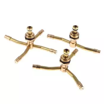 1 шт. 2/3/4 рычага 360° автоматический вращающийся вихревой дождеватель для полива сада и газона насадка для полива распылитель вращающийся латунный распылитель