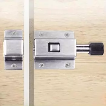 1 шт. 2/4 дюйма оконный пластиковый пружинный болт дверная защелка автоматический дверной болт шкафа дверная пряжка защитная дверная защелка расширенный дверной штифт 2inches серебряный