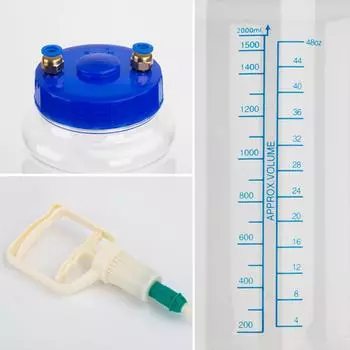 1 шт., 2 л, автомобильная универсальная машина для замены масла, ручной насос, всасывающий масляный насос, артефакт, вакуумный насос прозрачный