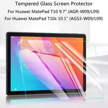 1 шт./2 шт./3 шт. 0,3 мм закаленное стекло 9H для Huawei MatePad T10 9,7 T10s 10,1 T10 T10s Защитная пленка для экрана AGR AGS3 LO9 W09 Защитная пленка для планшета 1*MatePad T10 9.7 прозрачный