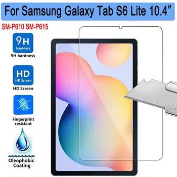 1 шт./2 шт./3 шт. закаленное стекло для Samsung Galaxy Tab S6 Lite 10,4 дюйма P610 P615 SM-P610 SM-P615 Защитная пленка для экрана 9H 0,3 мм защитная пленка для планшета 1*Tab S6 Lite 10.4 P610 прозрачный