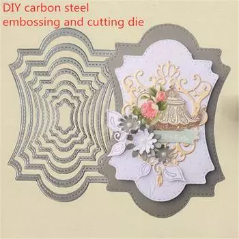 1 шт./2 шт./4 шт. рамка для резки металла, штамп для скрапбукинга «сделай сам», ручное тиснение, штамп для резки 1pc