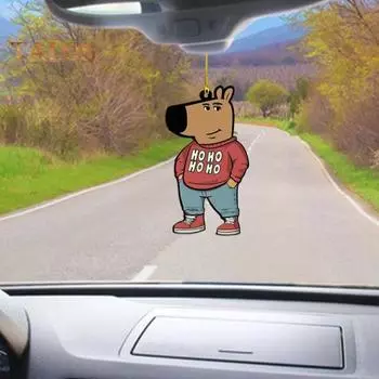 1 шт/2 шт Chill Guy Украшение I m Just A Chill Guy Meme Рождественская елка подвесное украшение акриловое мультяшное украшение в виде собаки для праздничного декора A