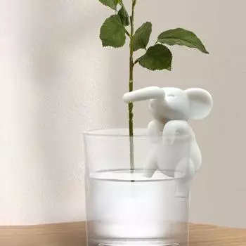 1 шт/2 шт держатель для черенков растений комнатный сад размножение растений друзья животные лист приятель белый