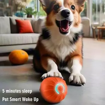 1 шт/2 шт интерактивный катящийся мячик для домашних животных USB перезаряжаемый автоматический движущийся мячик игрушка A